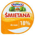 PIATNICA Smietana 18%. 12,95 zl/kg
