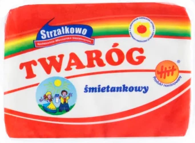 STRZALKOWO Twarog smietankowy. 35,96 zl/kg