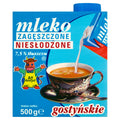 SM GOSTYN Mleko zageszczone nieslodzone 7,5%. 11,78 zl/kg