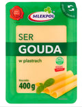 MLEKPOL Ser Gouda w plastrach. 48,73 zl/kg