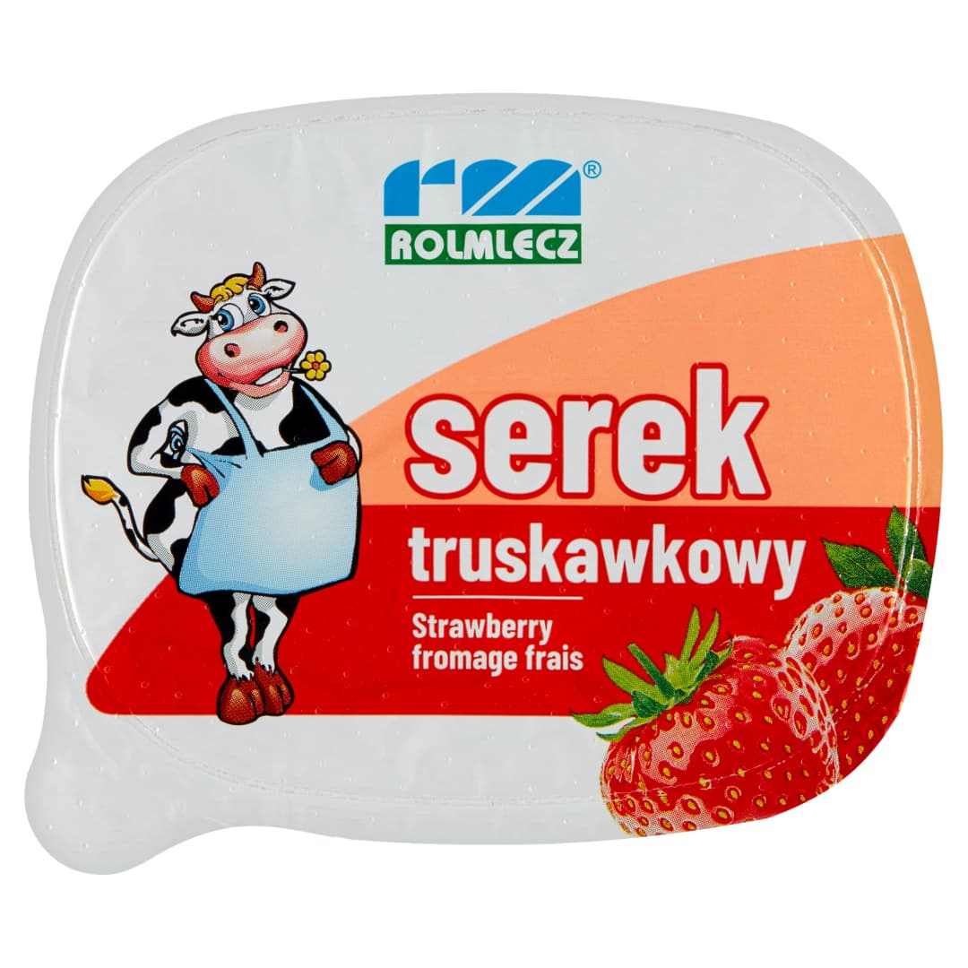 ROLMLECZ Serek homogenizowany truskawkowy. 14,95 zl/kg