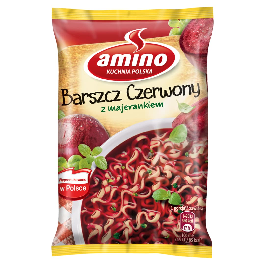 AMINO Zupa barszcz czerwony. 45,30 zl/kg